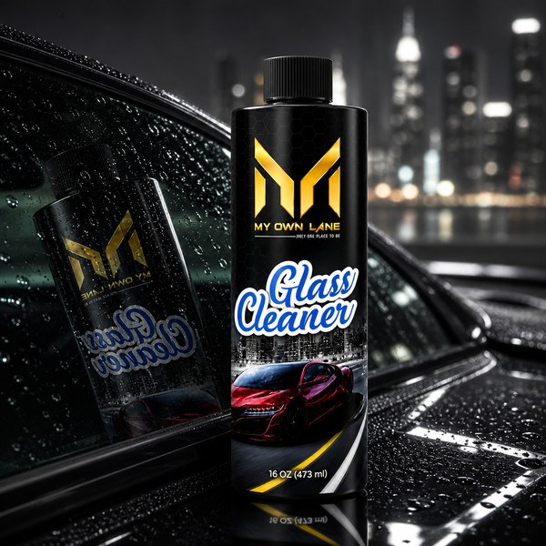 My Own Lane Automotive Glass Cleaner | Streak-Free Formula for Windshields, Windows & Mirrors | Interior & Exterior Safe | 16 oz